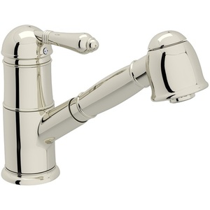 RA3410LMPN2 Country Kitchen Pull-Out Spray Kitchen Faucet - Polished Nickel RA3410LMPN2 Country Kitchen Pull-Out Spray Kitchen Faucet - Polished Nickel