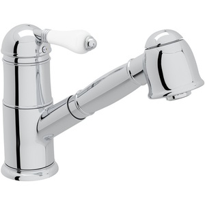 RA3410LPAPC2 Country Kitchen Pull-Out Spray Kitchen Faucet - Polished Chrome RA3410LPAPC2 Country Kitchen Pull-Out Spray Kitchen Faucet - Polished Chrome
