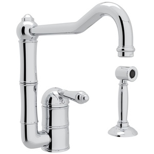 RA3608LMWSAPC2 Country Kitchen Single Handle Kitchen Faucet - Polished Chrome RA3608LMWSAPC2 Country Kitchen Single Handle Kitchen Faucet - Polished Chrome
