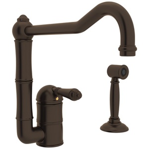 RA360811LMWSTCB2 Country Kitchen Single Handle Kitchen Faucet - Tuscan Brass RA360811LMWSTCB2 Country Kitchen Single Handle Kitchen Faucet - Tuscan Brass