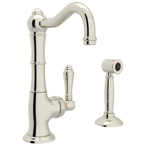 RA3650LMWSPN2 Country Kitchen Single Handle Kitchen Faucet - Polished Nickel RA3650LMWSPN2 Country Kitchen Single Handle Kitchen Faucet - Polished Nickel