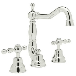 RAC109LMPN2 Cisal Classic Bath 8'' Widespread Bathroom Faucet - Polished Nickel RAC109LMPN2 Cisal Classic Bath 8'' Widespread Bathroom Faucet - Polished Nickel