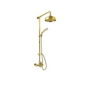 RAC407LMIB Cisal Classic Bath Shower Tower Custom Shower System - Inca Brass RAC407LMIB Cisal Classic Bath Shower Tower Custom Shower System - Inca Brass