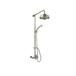 RAC407XSTN Cisal Classic Bath Shower Tower Custom Shower System - Satin Nickel RAC407XSTN Cisal Classic Bath Shower Tower Custom Shower System - Satin Nickel