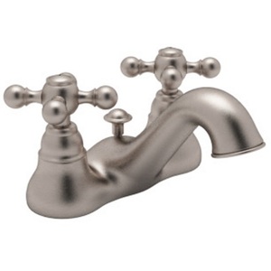RAC95XSTN2 Cisal Classic Bath 4'' Centerset Bathroom Faucet - Satin Nickel RAC95XSTN2 Cisal Classic Bath 4'' Centerset Bathroom Faucet - Satin Nickel
