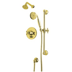 RACKIT28OPIB Cisal Classic Bath Two Wall Diverter System Custom Shower System - Inca Brass RACKIT28OPIB Cisal Classic Bath Two Wall Diverter System Custom Shower System - Inca Brass