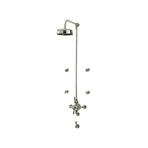 RUKIT83XSTN Perrin & Rowe Shower Tower Custom Shower System - Satin Nickel RUKIT83XSTN Perrin & Rowe Shower Tower Custom Shower System - Satin Nickel
