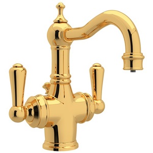 RU1370LSIB2 Perrin & Rowe Single Hole Bathroom Faucet - Inca Brass RU1370LSIB2 Perrin & Rowe Single Hole Bathroom Faucet - Inca Brass
