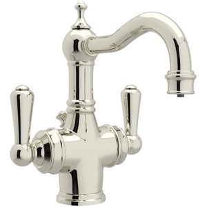 RU1370LSPN2 Perrin & Rowe Single Hole Bathroom Faucet - Polished Nickel RU1370LSPN2 Perrin & Rowe Single Hole Bathroom Faucet - Polished Nickel