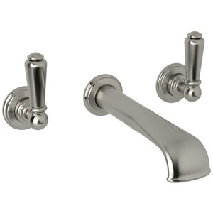 RU3560LSTN2 Perrin & Rowe Wall Mount Bathroom Faucet Bathroom Faucet - Satin Nickel RU3560LSTN2 Perrin & Rowe Wall Mount Bathroom Faucet Bathroom Faucet - Satin Nickel