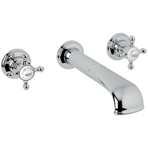 RU3561XAPC2 Perrin & Rowe Wall Mount Bathroom Faucet Bathroom Faucet - Polished Chrome RU3561XAPC2 Perrin & Rowe Wall Mount Bathroom Faucet Bathroom Faucet - Polished Chrome