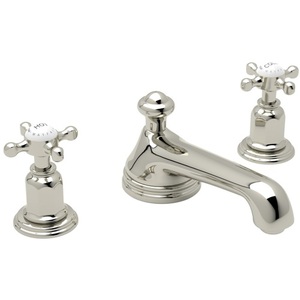 RU3706XPN2 Perrin & Rowe 8'' Widespread Bathroom Faucet - Polished Nickel RU3706XPN2 Perrin & Rowe 8'' Widespread Bathroom Faucet - Polished Nickel