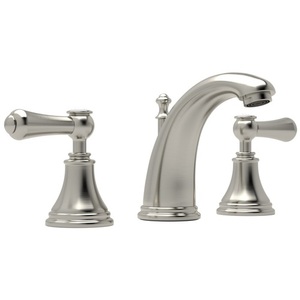 RU3712LSPSTN2 Perrin & Rowe 8'' Widespread Bathroom Faucet - Satin Nickel RU3712LSPSTN2 Perrin & Rowe 8'' Widespread Bathroom Faucet - Satin Nickel