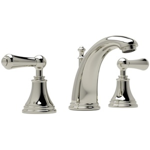 RU3712LSPN2 Perrin & Rowe 8'' Widespread Bathroom Faucet - Polished Nickel RU3712LSPN2 Perrin & Rowe 8'' Widespread Bathroom Faucet - Polished Nickel