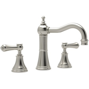 RU3723LSPSTN2 Perrin & Rowe 8'' Widespread Bathroom Faucet - Satin Nickel RU3723LSPSTN2 Perrin & Rowe 8'' Widespread Bathroom Faucet - Satin Nickel