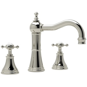 RU3724XPN2 Perrin & Rowe 8'' Widespread Bathroom Faucet - Polished Nickel RU3724XPN2 Perrin & Rowe 8'' Widespread Bathroom Faucet - Polished Nickel