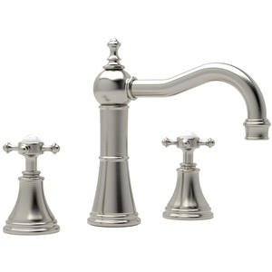 RU3724XSTN2 Perrin & Rowe 8'' Widespread Bathroom Faucet - Satin Nickel RU3724XSTN2 Perrin & Rowe 8'' Widespread Bathroom Faucet - Satin Nickel