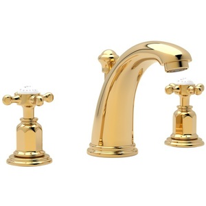RU3761XIB2 Perrin & Rowe 8'' Widespread Bathroom Faucet - Inca Brass RU3761XIB2 Perrin & Rowe 8'' Widespread Bathroom Faucet - Inca Brass
