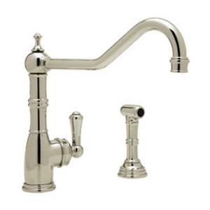 RU4747STN2 Perrin & Rowe Single Handle Kitchen Faucet - Satin Nickel RU4747STN2 Perrin & Rowe Single Handle Kitchen Faucet - Satin Nickel