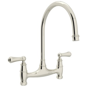 RU4791LPN2 Perrin & Rowe Two-Handle Kitchen Faucet - Polished Nickel RU4791LPN2 Perrin & Rowe Two-Handle Kitchen Faucet - Polished Nickel