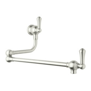 RU4799LSPN2 Perrin & Rowe Pot Filler Kitchen Faucet - Polished Nickel RU4799LSPN2 Perrin & Rowe Pot Filler Kitchen Faucet - Polished Nickel