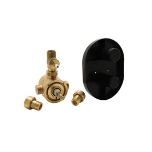 RU5555BO Perrin & Rowe Thermostatic / Volume Control Trim Trim Kit - Rough Brass RU5555BO Perrin & Rowe Thermostatic / Volume Control Trim Trim Kit - Rough Brass