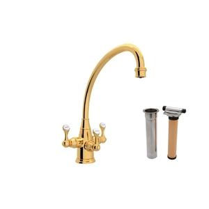 RUKIT1420LSIB2 Perrin & Rowe Water Filtration Faucet Kitchen Faucet - Inca Brass RUKIT1420LSIB2 Perrin & Rowe Water Filtration Faucet Kitchen Faucet - Inca Brass
