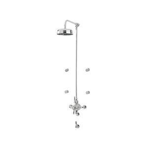 RUKIT83LSAPC Perrin & Rowe Shower Tower Custom Shower System - Polished Chrome RUKIT83LSAPC Perrin & Rowe Shower Tower Custom Shower System - Polished Chrome