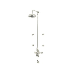 RUKIT83LSPN Perrin & Rowe Shower Tower Custom Shower System - Polished Nickel RUKIT83LSPN Perrin & Rowe Shower Tower Custom Shower System - Polished Nickel