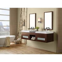 Double Vanities 14-9/16 x 64-5/8 x 19-1/2 Double Vanities 14-9/16 x 64-5/8 x 19-1/2