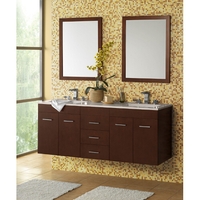 Double Vanities 61-5/8 x 19-1/2 x 24-13/16 Double Vanities 61-5/8 x 19-1/2 x 24-13/16