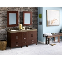 Double Vanities 34-11/16 x 60-9/16 x 22-1/4 Double Vanities 34-11/16 x 60-9/16 x 22-1/4