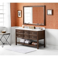 Double Vanities 34-7/16'' x 60-9/16'' x 22-1/4'' Double Vanities 34-7/16'' x 60-9/16'' x 22-1/4''