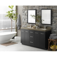 Double Vanities 36-13/16 x 60-9/16 x 22-1/4 Double Vanities 36-13/16 x 60-9/16 x 22-1/4