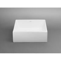 Vessel Style Bathroom Sink 16-9/16 x 16-9/16 x 5-1/2 Vessel Style Bathroom Sink 16-9/16 x 16-9/16 x 5-1/2
