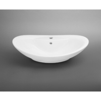 Vessel Style Bathroom Sink 26-3/8 x 17-1/16 x 9-1/16 Vessel Style Bathroom Sink 26-3/8 x 17-1/16 x 9-1/16
