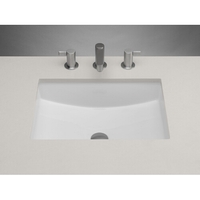 Undermount Bathroom Sink 19-1/2 x 14-9/16 x 6-1/2 Undermount Bathroom Sink 19-1/2 x 14-9/16 x 6-1/2