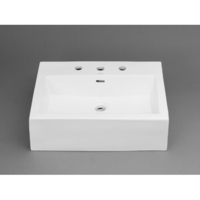 Vessel Style Bathroom Sink 23-5/8 x 19-11/16 x 7-1/16 Vessel Style Bathroom Sink 23-5/8 x 19-11/16 x 7-1/16