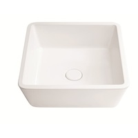 Vessel Style Bathroom Sink 16-1/2 x 16-1/2 x 6-7/8 Vessel Style Bathroom Sink 16-1/2 x 16-1/2 x 6-7/8