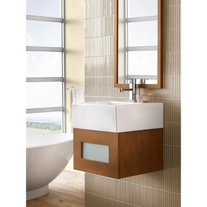 R0101181F08/R200271WH Rebecca 18 Up to 24" Bathroom Vanity - Cinnamon / White R0101181F08/R200271WH Rebecca 18 Up to 24" Bathroom Vanity - Cinnamon / White