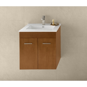 R011223F08/R2155241WH Bella Up to 24" Bathroom Vanity - Cinnamon / White R011223F08/R2155241WH Bella Up to 24" Bathroom Vanity - Cinnamon / White