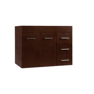R011231LH01 Bella Vanity Base Bathroom Vanity - Dark Cherry R011231LH01 Bella Vanity Base Bathroom Vanity - Dark Cherry