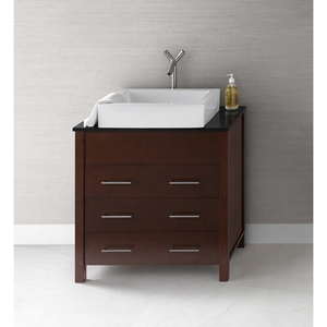 R030331H01/R3677321Q02/R200036 Kali 31" to 44" Bathroom Vanity - Dark Cherry / Broad Black TechStone R030331H01/R3677321Q02/R200036 Kali 31" to 44" Bathroom Vanity - Dark Cherry / Broad Black TechStone