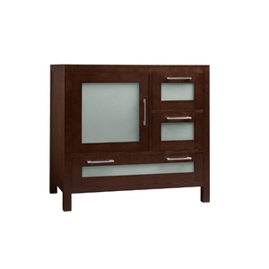 R0315361LH01 Athena Vanity Base Bathroom Vanity - Dark Cherry R0315361LH01 Athena Vanity Base Bathroom Vanity - Dark Cherry