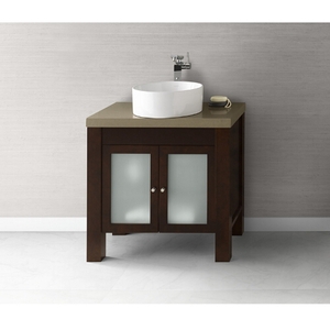 R0325311F07 Devon Vanity Base Bathroom Vanity - Vintage Walnut R0325311F07 Devon Vanity Base Bathroom Vanity - Vintage Walnut