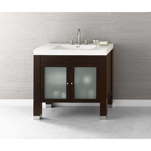 R0325361F07 Devon Vanity Base Bathroom Vanity - Vintage Walnut R0325361F07 Devon Vanity Base Bathroom Vanity - Vintage Walnut