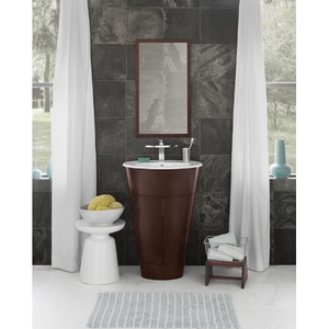 R034723H01/R2180231WH Leonie Up to 24" Bathroom Vanity - Dark Cherry / White R034723H01/R2180231WH Leonie Up to 24" Bathroom Vanity - Dark Cherry / White