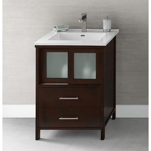 R035823H01 Minerva Vanity Base Bathroom Vanity - Dark Cherry R035823H01 Minerva Vanity Base Bathroom Vanity - Dark Cherry