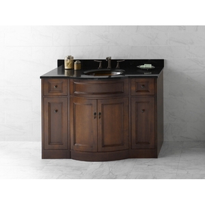 R060648F13/R3081498AB/R310149A Marcello Over 45" Bathroom Vanity - Café Walnut / Absolute Black R060648F13/R3081498AB/R310149A Marcello Over 45" Bathroom Vanity - Café Walnut / Absolute Black