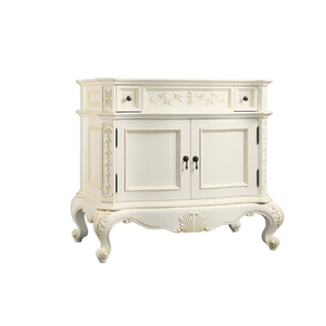 R072936F12 Bordeaux Vanity Base Bathroom Vanity - Antique White R072936F12 Bordeaux Vanity Base Bathroom Vanity - Antique White
